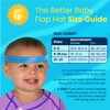 Nozone Better Baby Flap Sun Hat, Wide Brim Breathable Beach