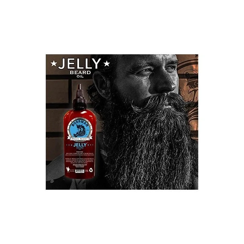 Bossman Jelly Aceite Barba - El Petróleo Primer Jalea Barba