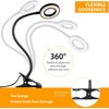 iVict Desk Lamp, Eye Protection Clip on Ring Light, 48
