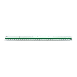 ALVIN, Metric Triangular Scale, Multipurpose Drafting Ruler for Drawing, Planning, and Design, Great for Students and Professionals - 30 cm