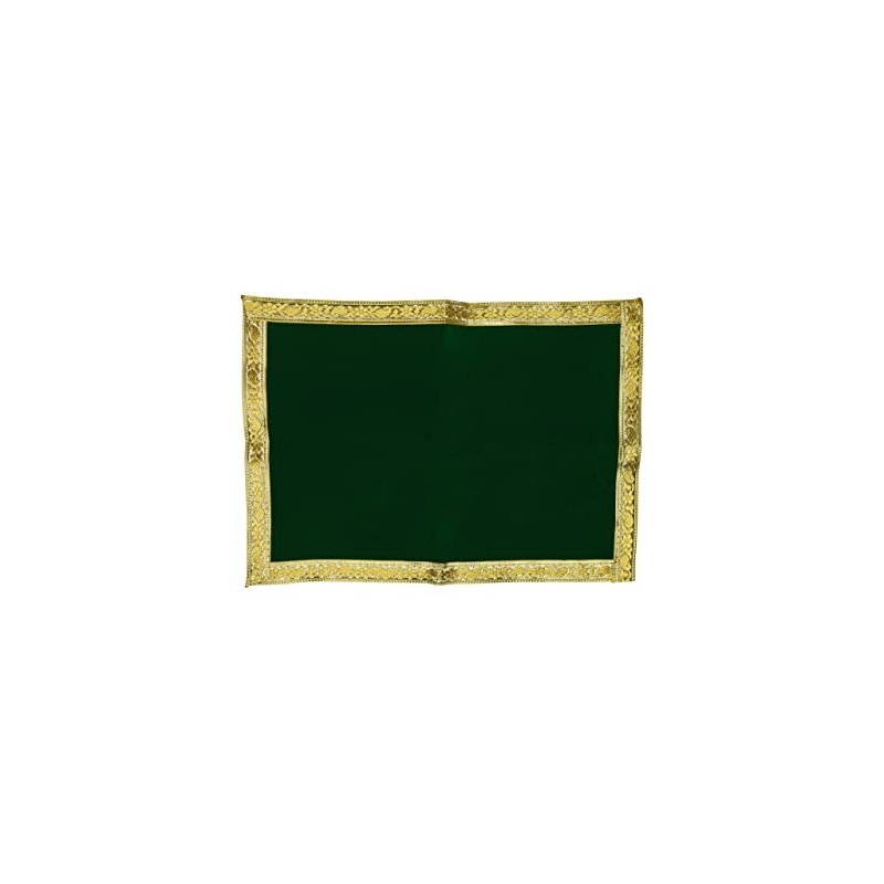 Chunari/Chunar/Chunni Decorative Cloth + Pooja Mat/Aasan Set of 2 for