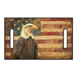 FUIALDOLG Eagle American Flag Golf Cart Seat Cover,Protective Golf Cart Seat Towel Blanket 50 "x 30.9" Golf Cart Accessories Golf Cart Seat Cover