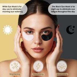 AUSLKA Under Eye Patches, Wrinkles Eye Mask Patches for Dark Circles, Puffy Eyes, Day & Night Combination Under Eye Patches Anti Wrinkle (30 Pcs), Vegan, Gift for Birthdays, Cruelty-Free