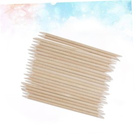 minkissy Nail Art Tools Kit Pcs Wood Cuticle Pusher Pushers Cleaning Sticks Nail Polishers for Manicure Pedicure