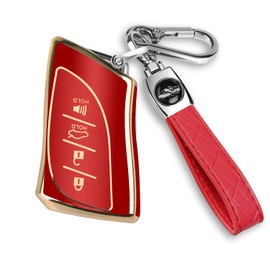 MILD EAST For Lexus Key Fob Cover Fit for 4 Buttons TPU Full Cover for Lexus ES350 ES300h UX200 LS500 LS500H LC500 LC500h