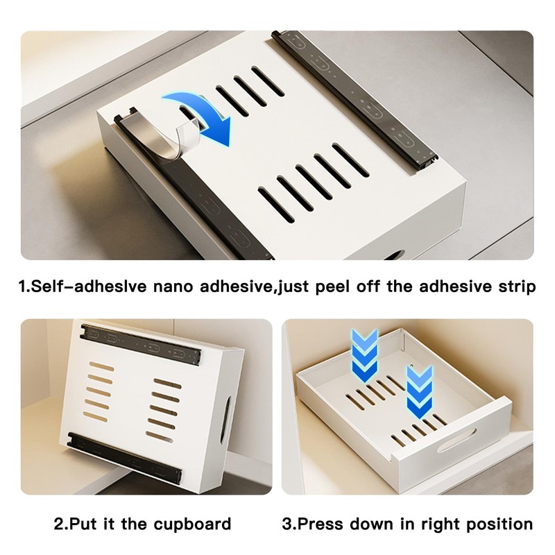 FENGBIAO Pull Out Cabinet Organizer, Slide out Drawers for Kitchen