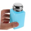 Levemolo 2pcs Static Press Down Alcohol Dispenser Pump Bottle Efficient