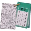 Llavero Didáctico de Tablas de Multiplicar, Material Educativo Lápiz
