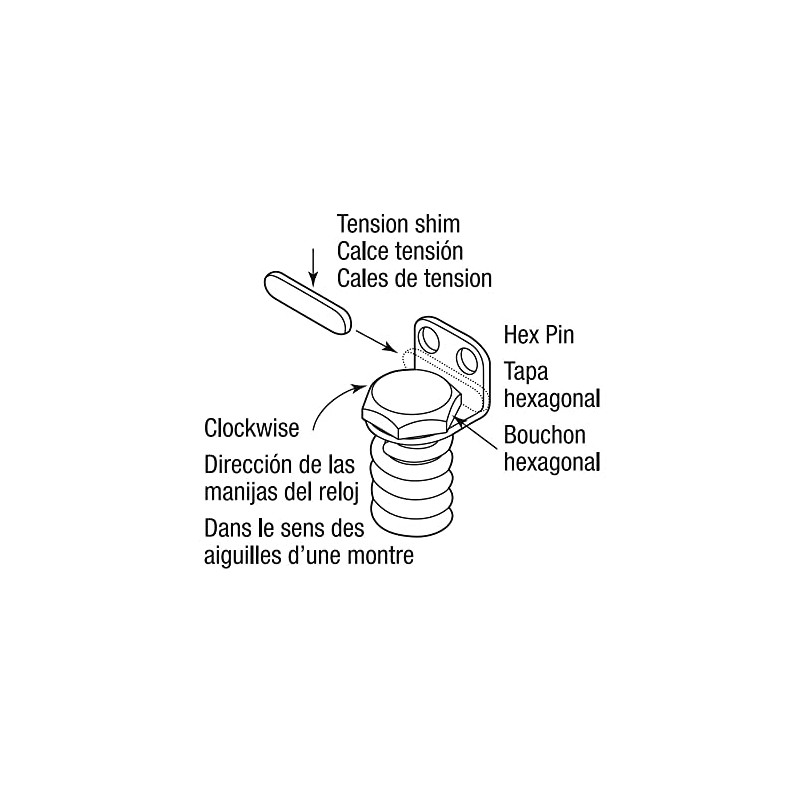 Prime-Line RG 18504 Self Closing Gate Spring, 9 In., Steel,
