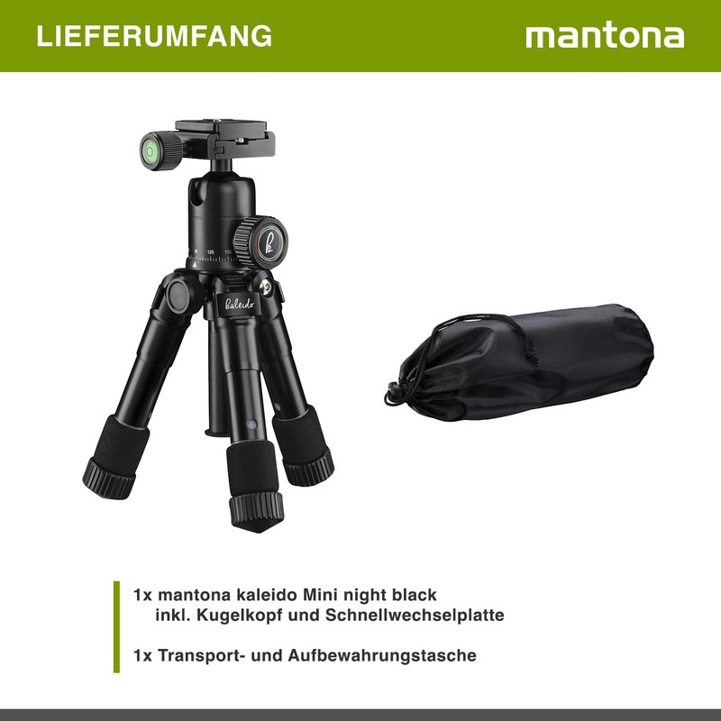 Mantona kaleido mini night black