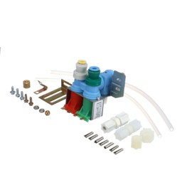 4318046 Genuine Refrigerator Dual Water Inlet Valve Compatible with Whirlpool Refrigerator Dual Water Inlet Valve