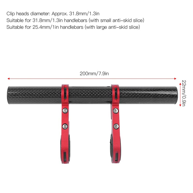 Bike Handlebar Extender, Aluminium Alloy Multifunctional Bicycle Handlebar Extender Bike