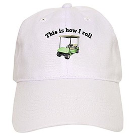 CafePress This is How I Roll Cap Unique Adjustable Baseball Hat White
