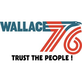 George Wallace 1976 Presidential For President Replica Campaign Bumper Sticker