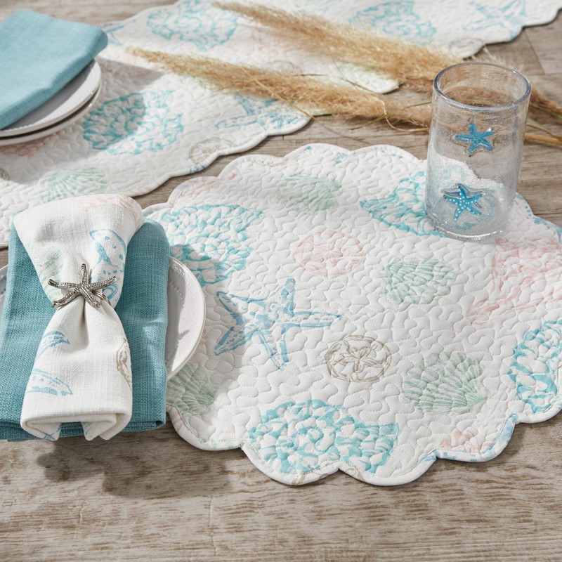 Split P Beachcomber Quilted Placemat Set of 4