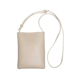 Chamo Smartphone Pouch, Smartphone Shoulder, Women's, Men's, Smartphone Pochette, Mini Shoulder Bag, Smaller, Adjustable Length, white