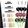 CyeeLife 180 Piece Darts Custom Fit Pack Set, Includes Flights,