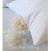 9x16 Hypoallergenic Luxury 100% Small Feather Rectangular Pillow Insert, 100%