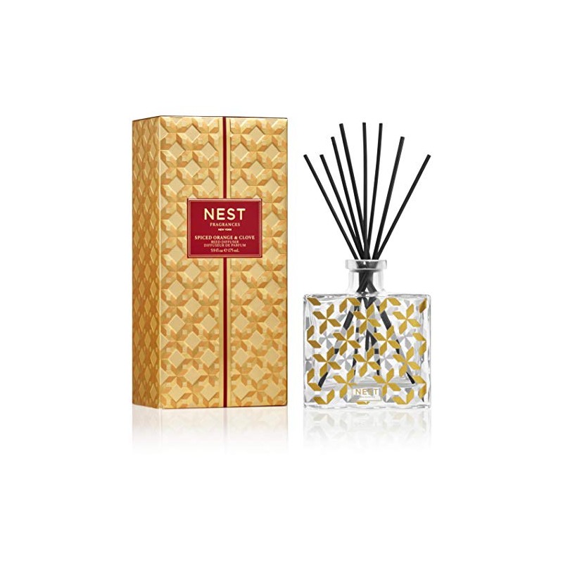 NEST Fragrances Reed Diffuser- Spiced Orange & Clove, 5.9 fl