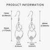 Shuxin Sterling Silver Drop Earrings for Women, Hypoallergenic Dangly Earrings