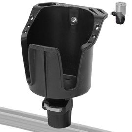 HITORHIKE HITORHIKE Kayak Cup Holder with Track Mount 2 Ways to Use Multifunctional Cup Holders for Fishing Lures,Knife and Other Kayak Accessories(Cup HolderX1+Mini Track MountX1)