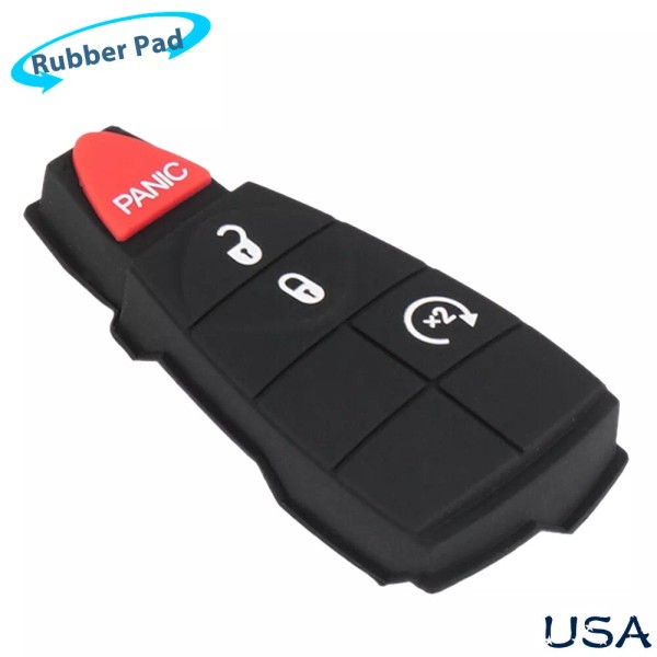 Unbranded Replacement Remote Key Fob Rubber Pad 4 Buttons for