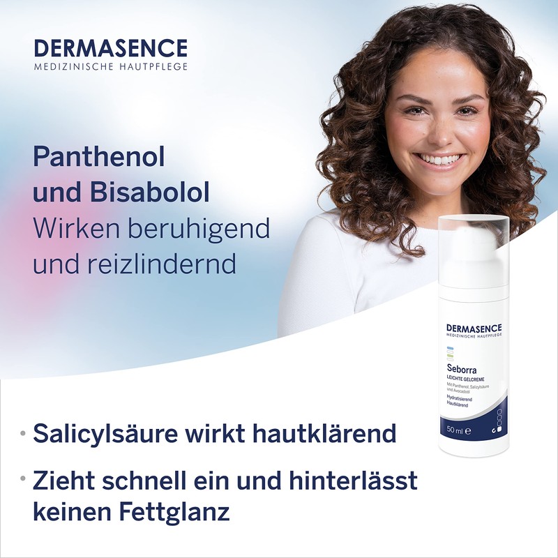 DERMASENCE Seborra Light Gel Cream - Moisturising Skin Care for