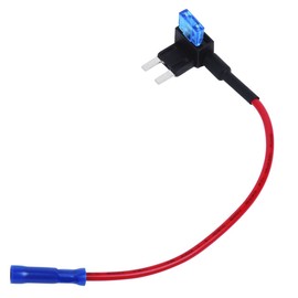 DEDC Blade Fuse Tap Mini Fuse Holder 10 Pack Universal 16 Gauge Add-a-circuit Fuse Holder Tap Adapter With 10 Mini Fuses 15AMP