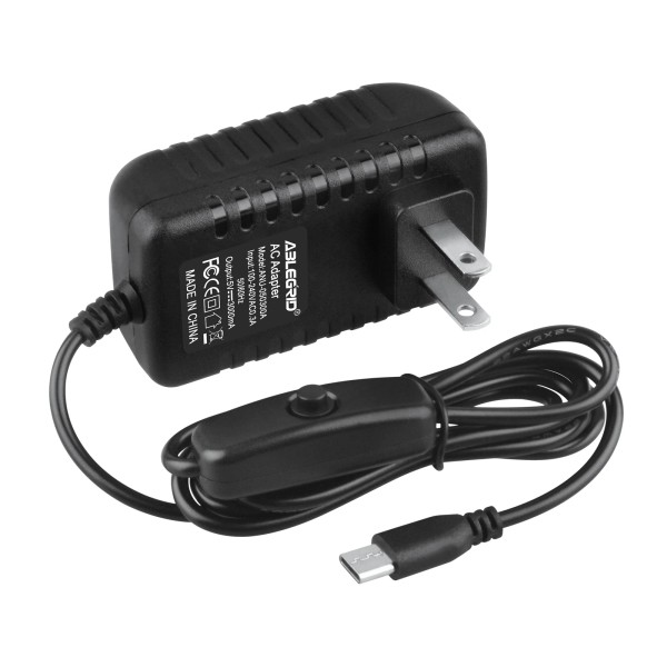 ABLEGRID 5V 3A USB-C AC Adapter For LG V60 ThinQ/V50