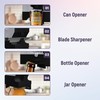 Electric Can Opener - 4 in 1 Under the Cabinet