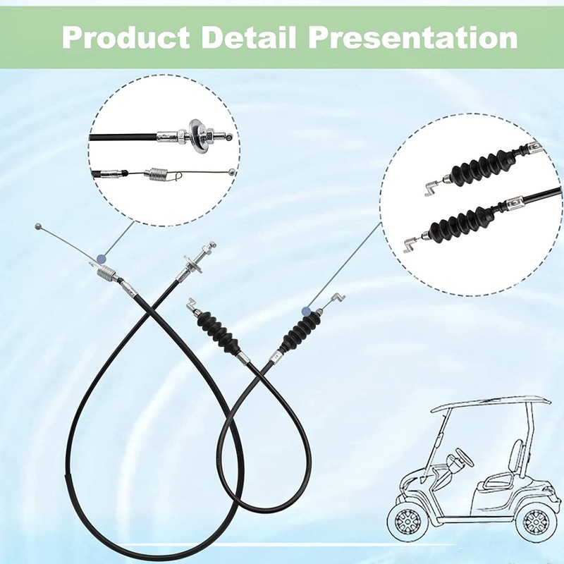 Accelerator Throttle Cable 102336001 Governor Cable Kit Replacement for Club
