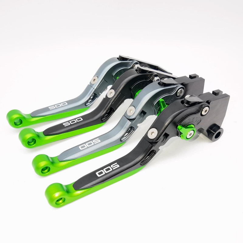 Motorcycle Extendable Adjustable Clutch Brake Lever Compatible with Kawasaki NINJA500