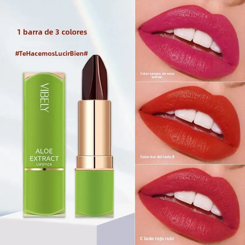 Vibely Labial Que Cambia De Color No Transfiere Agua