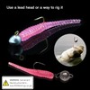 QualyQualy Soft Plastick Fishing Lures Artificial Bait Grub Worms Ice