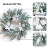 Christmas Wreaths for Front Door 24 Inch Real Touch Norfolk