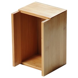 KESPER 70854 Napkin Dispenser Cutlery Tray FSC Certified Bamboo/Cutlery Holder/Box