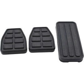 SHLPDFM 3-Piece Accelerator Pedal Clutch Pedal Brake Pedal Rubber Pedal Pad for Transporter T4 1990-2003 321721173 171721647