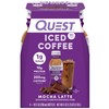 Quest Nutrition Iced Coffee, Mocha Latte, 1g of Sugar, 10g