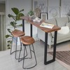 ALLCOS 36 Inch Metal Bar Table Legs, Heavy Duty Dining