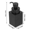 Soap Dispenser Black Multifunctional Safe Stainless Steel Sturdy Durable Reusable