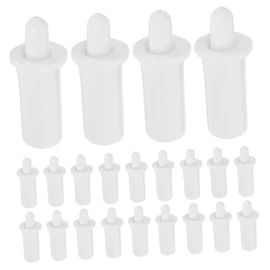 40pcs White Plastic Shutter Repair Pins Kit for Home Window Louvers Curtain Blinds Durable Replacement Pins for Plantation Shutters, Easy DIY Fixing and Replacing