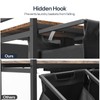 HOOBRO Laundry Sorter 5 Sections, Laundry Hamper with Wheels, 5