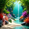 Green Betta Fish Leaf Pad,Plastic Plant Betta Hammock Leaf Bed,Simulating