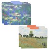 Claude Monet File Folders, Decorative with 1/3 Cut Tab, Letter