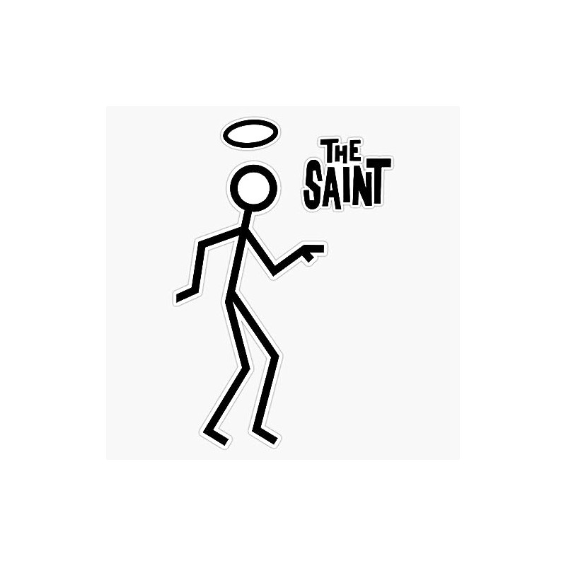 The Saint 1 Sticker Bumper Sticker Vinyl Decal 5"