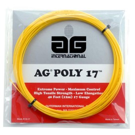 AG Poly 17 Polyester Tennis String Set