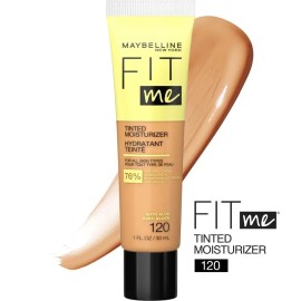 Maybelline 2 x Maybelline Fit Me Tinted Moisturizer, Natural Coverage, Face Makeup, #120