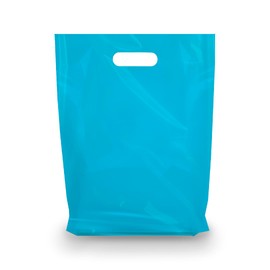 PLASTIC MERCHANDISE STORE BAGS, 9"x12", 12"x15"& 15x18 and more Retail Bags (Blue, 12" x 15")