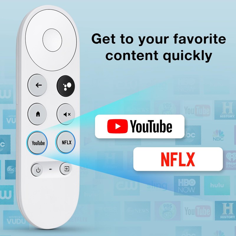 Fernbedienung-für-Google-Chromecast, Fernbedienung für Chromecast-4k-mit-Google-TV (HD/4K)