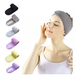 AutoWT Diademas Para Maquillaje Spa Limpieza Facial Lavable 6 Pza